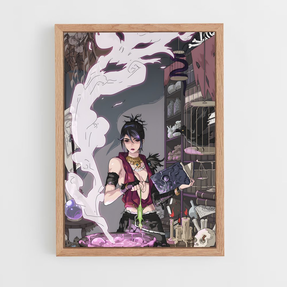 Poster Le Sanctuaire de Morrigan – affiche Dragon age (vue 4)